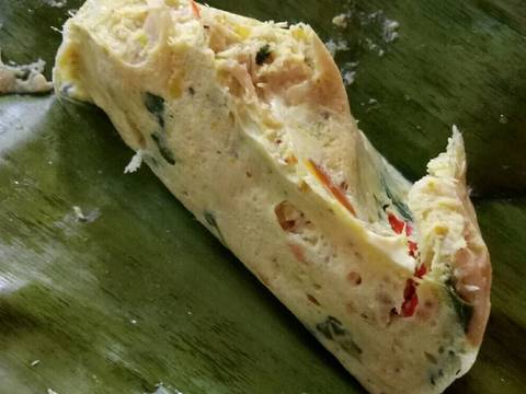 Botok jamur tiram pedas recipe step 2 photo