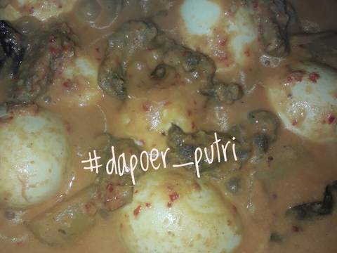 Kalio Daging,, telor dan kentang #BikinRamadanBerkesan