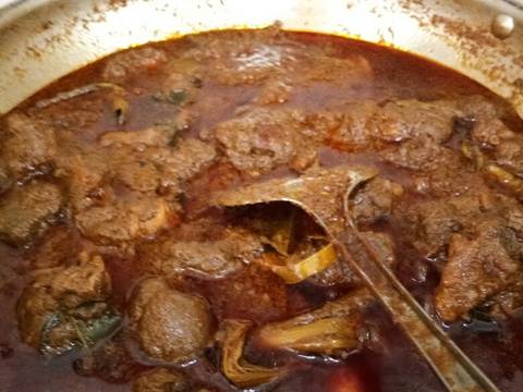 Rendang Daging / Randang Dagiang langkah memasak 3 foto