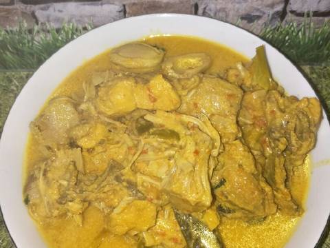 Sayur Lodeh Ayam (Sayur Nangka) recipe step 6 photo