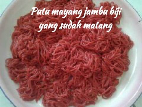 Putu mayang jambu biji kinca gula merah #KusukaNGEMIL recipe step 8 photo