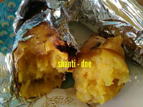 Ubi Cilembu Panggang Tanpa Oven recipe step 5 photo