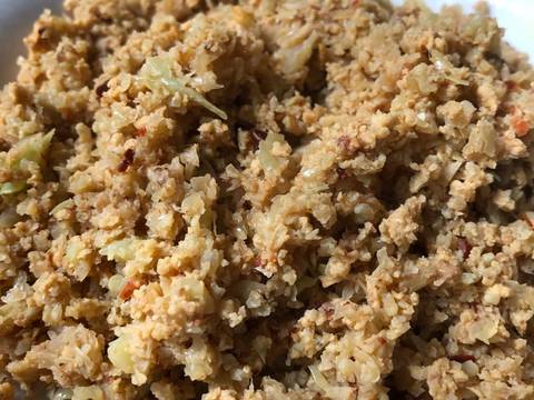 Stirfry cauliflower egg