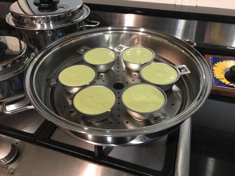 Kue Mangkok Pandan Suji recipe step 4 photo
