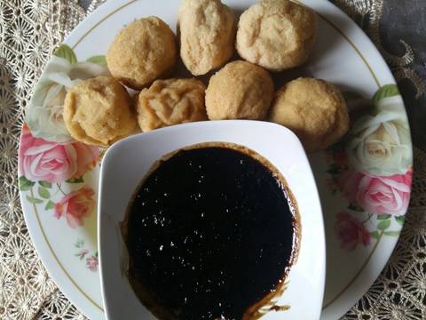 Tahu bulat sambal petis recipe step 4 photo