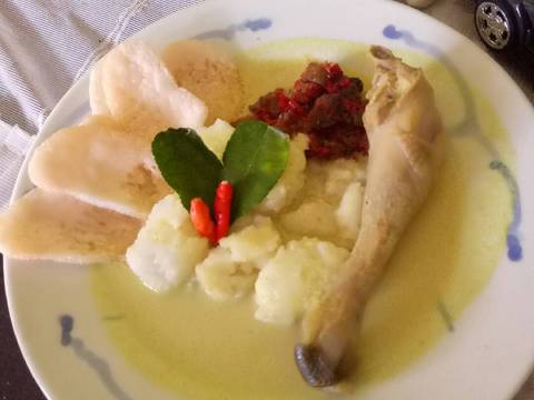 Resep Lontong opor ayam & sambal goreng hati oleh Ninith 