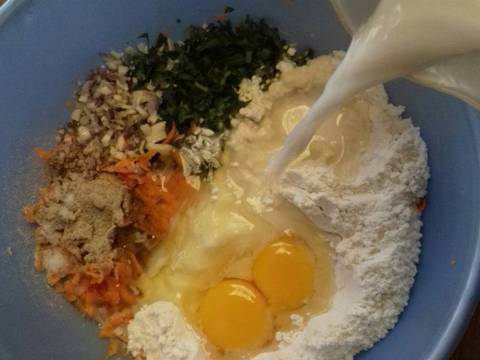 Takoyaki kenikir recipe step 2 photo
