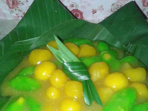 Bubur candil buah sukun kinca gula merah recipe step 5 photo