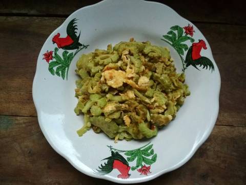 Goreng Pare dengan Telur ASI Booster recipe step 5 photo