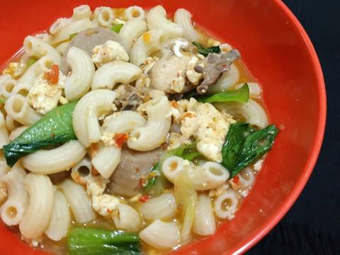 Seblak Makaroni Bakso recipe step 5 photo