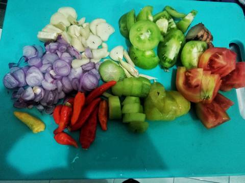 Garang asam sayap ayam (menu diet) recipe step 1 photo
