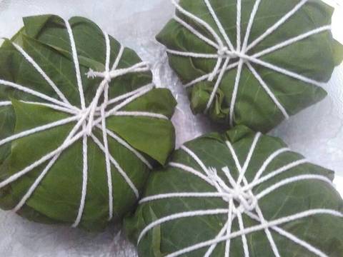 Buntil daun ketela pohon recipe step 3 photo
