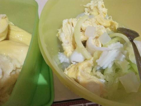 Es teler durian recipe step 1 photo
