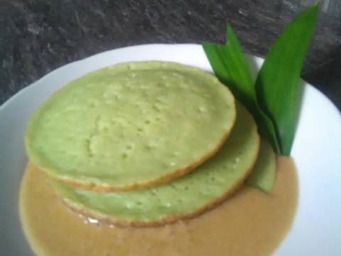 Serabi kinca moca pandan recipe step 6 photo