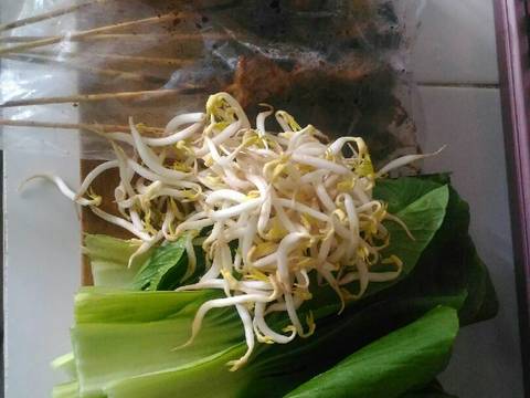 Bubur Pedas Sapi Bakar recipe step 1 photo