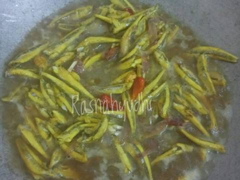 Tumis Teri Masak Lalap Timun recipe step 6 photo