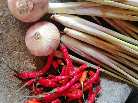 Sambal Serai Bangka langkah memasak 1 foto