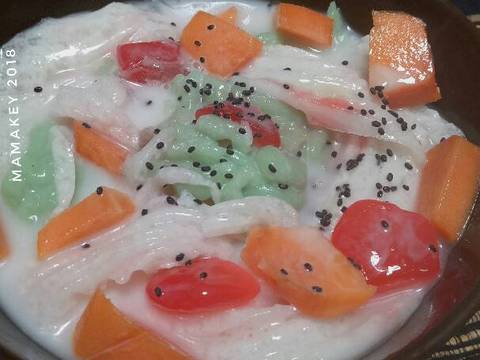 Es teler cendol kelapa kw homemade recipe step 3 photo