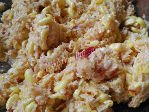 Botok Jagung Manis recipe step 3 photo