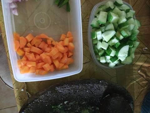 Acar acar serbaguna recipe step 2 photo