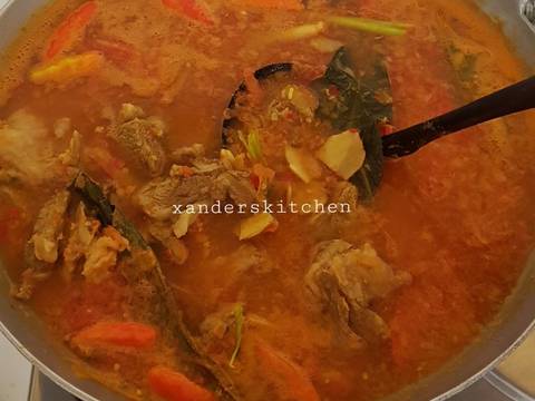 Pindang Iga / lempah Bangka recipe step 2 photo