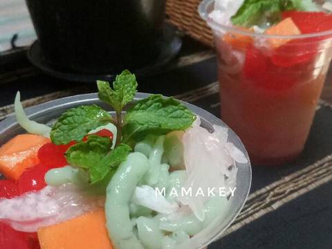 Es teler cendol kelapa kw homemade recipe step 2 photo