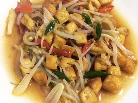 Tumis gehu tiram (toge tahu) recipe step 6 photo