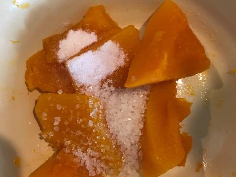 Getuk labu kuning-nutrijell recipe step 1 photo