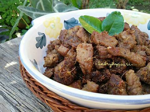 Sapi Masak Lengkuas/ Sate Goreng Pandeglang (resep mertua) recipe step 5 photo