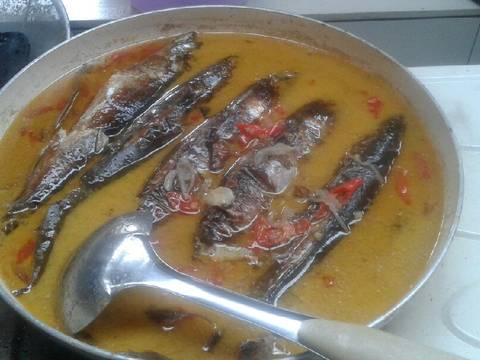 Mangut panggang salem pedas recipe step 3 photo