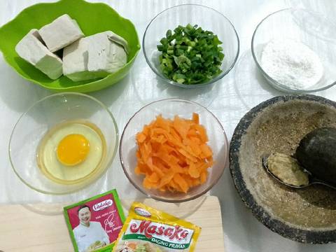 Perkedel tahu isi recipe step 9 photo