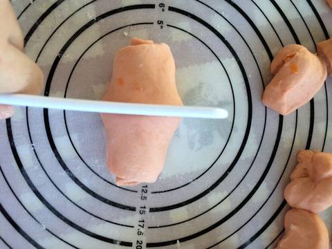 Pao Mawar Ubi | Sweet Potato Rose Bun recipe step 15 photo
