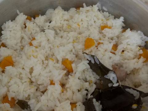 Nasi Uduk Labu Kuning recipe step 6 photo