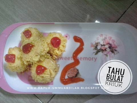 Tahu Bulat Rambutan Kriuk (Isi Telur Puyuh) recipe step 6 photo