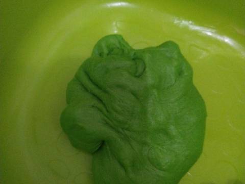 Roti Sobek Skygoat Pandan non Mixer recipe step 4 photo