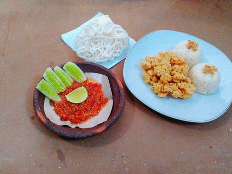 Lalapan Tahu Pok Pok Sambel Mercon recipe step 4 photo