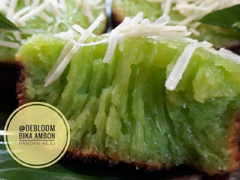338. Bika Ambon Pandan-Keju Menul recipe step 11 photo