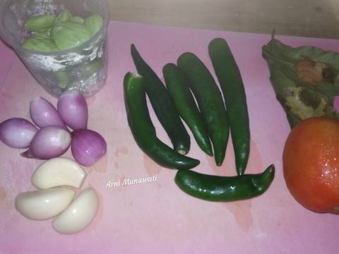 Peda Asin Cabe Hijau ala Dina recipe step 1 photo