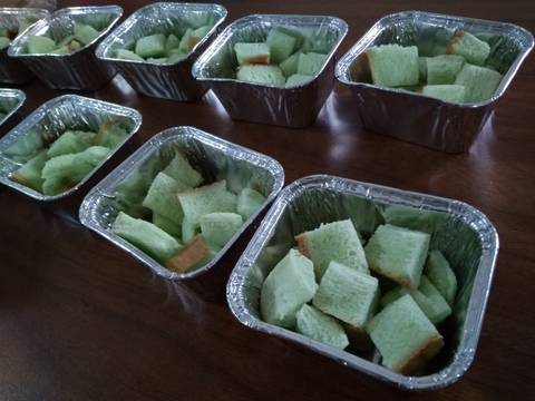 Bread Pudding/Pudding Roti with 3 Topping #RabuBaru