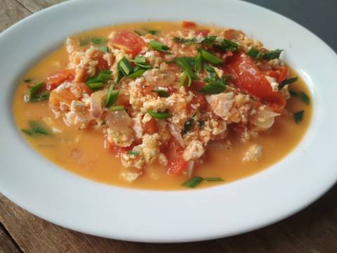 Orak arik telur tomat π
π₯π³