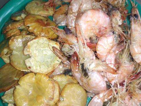 Balado udang & jengkol batokok recipe step 1 photo