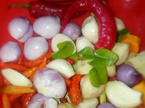 Pepes Peda Sambal Nenas #Dandelion recipe step 2 photo