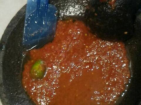 Sambal Cobek Lalapan recipe step 3 photo