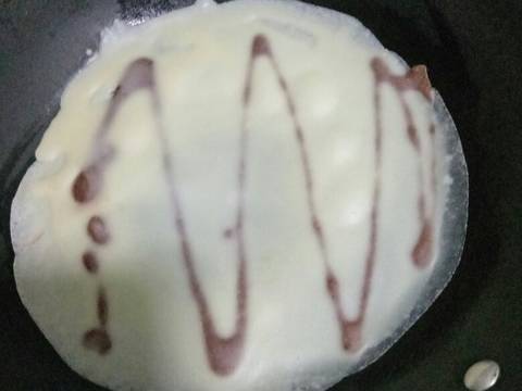 Dadar Gulung Salur Coklat isi Kelapa Coklat recipe step 6 photo