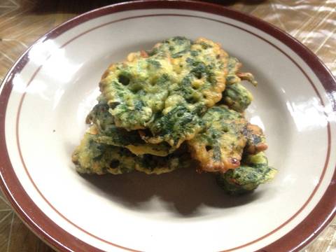 Bala Bala Daun Labu Siam (manisah) recipe step 4 photo