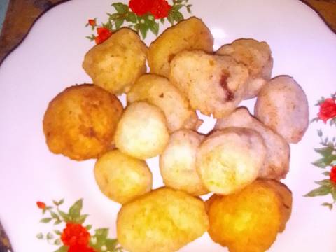 Onde onde terbuat dari singkong recipe step 2 photo