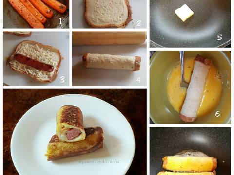 Resep French Toast Roll isi Sosis Keju ></div></div>