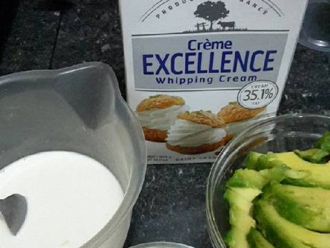 Avocado in cream #Ketopad