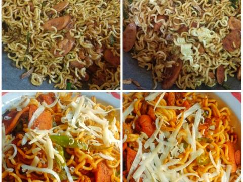 Mie Goreng Rendang Teri recipe step 5 photo