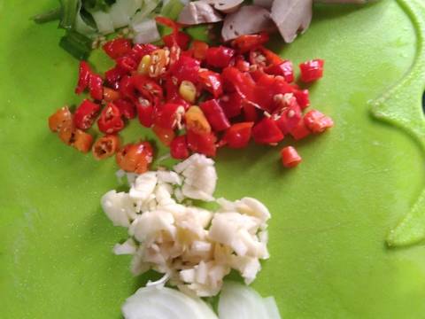 Tumis pare xtra pedas recipe step 2 photo